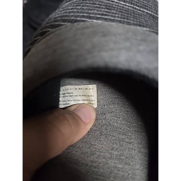 DF by Dearforms Mens Stripe Scuff Slippers NWT S 7-8  Memory Foam Slip-On clog - Picture 3 of 6